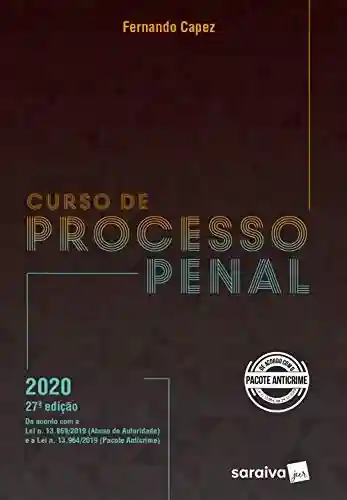 Livro PDF: Curso de Processo Penal – 27ª Edição 2020