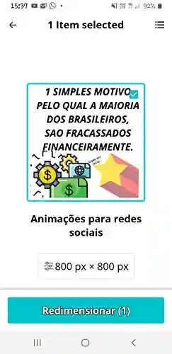 Livro PDF: 1 simples motivo pelo qual a maioria dos brasileiros, fracassados financeiramente. (Volume 1)