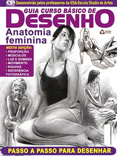 Livro PDF: Guia Curso Básico de Desenho Anatomia Feminina 01