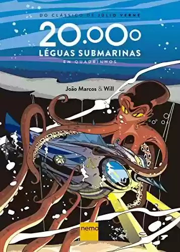 Capa do livro: 20.000 Léguas Submarinas em Quadrinhos - Ler Online pdf