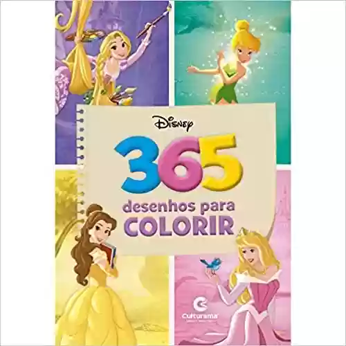 Livro PDF: 365 Desenhos para Colorir - Princesas Disney, Amarelo