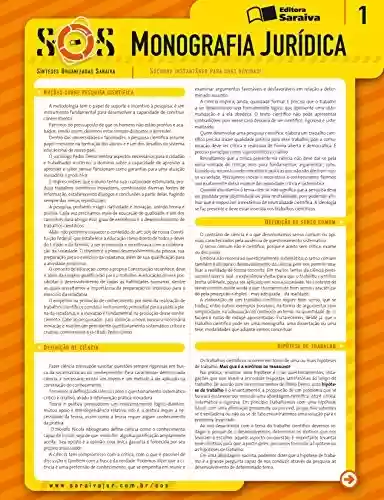 Livro PDF: COLEÇÃO SOS - SÍNTESES ORGANIZADAS SARAIVA VOL. 1 MONOGRAFIA JURÍDICA