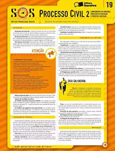 Livro PDF: COLEÇÃO SOS - SÍNTESES ORGANIZADAS VOL. 19 PROC. CIVIL 2 - CUMPRIMENTO DA SENTENÇA E PROCESSO DE EXECUÇÃO
