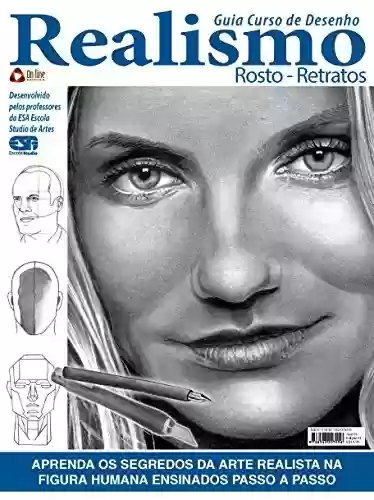 Capa do livro: Guia Curso de Desenho Realismo - Rosto - Retratos - Ler Online pdf
