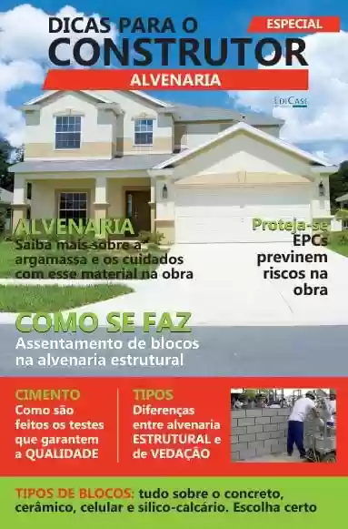 Livro PDF Manual do Construtor - Alvenaria - 01/04/2020 (EdiCase Publicações)