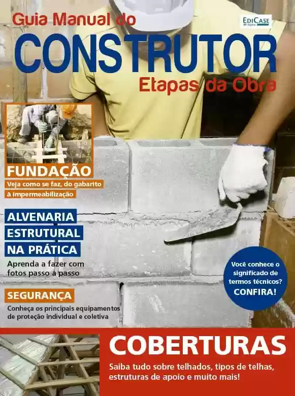 Livro PDF Manual do Construtor Ed. 03 - Coberturas (EdiCase Publicações)