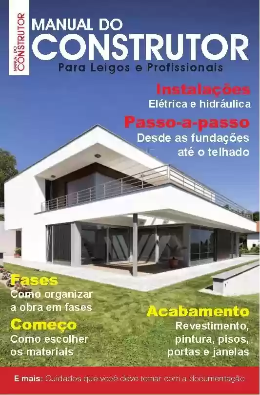 Livro PDF Manual do Construtor - Instalações - 01/02/2019 (EdiCase Publicações)