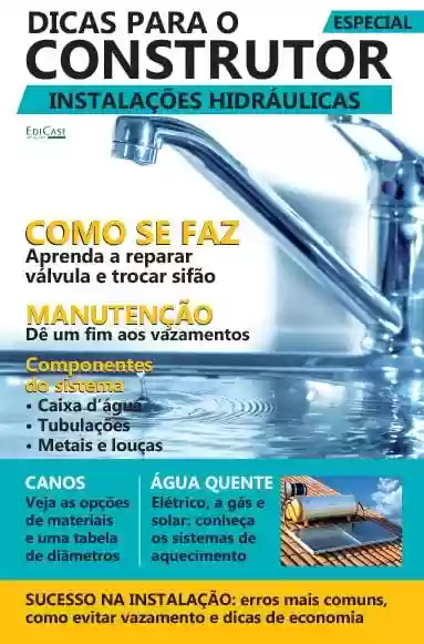 Livro PDF: Manual do Construtor - Instalações Hidráulicas - 01/05/2020 (EdiCase Publicações)