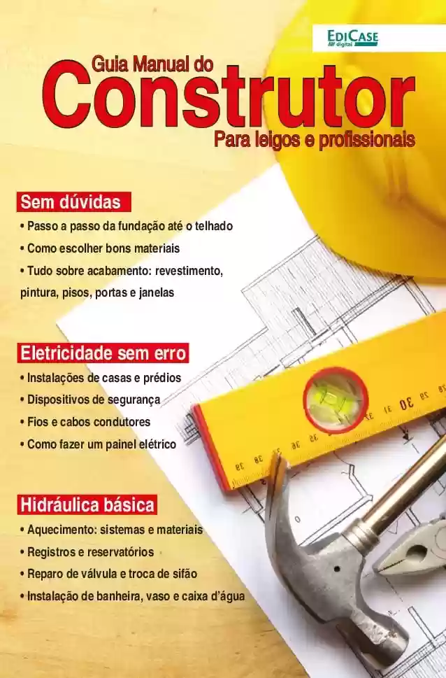 Livro PDF Manual do Construtor - Para Leigos e Profissionais - 20/08/2021 (EdiCase Publicações Livro 25)