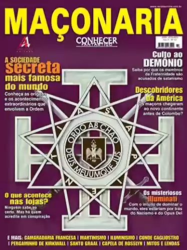 Livro PDF: Os misteriosos Illuminati: Com o intuito de dominar o mundo.: Revista Conhecer Fantástico (Maçonaria) Edição 43